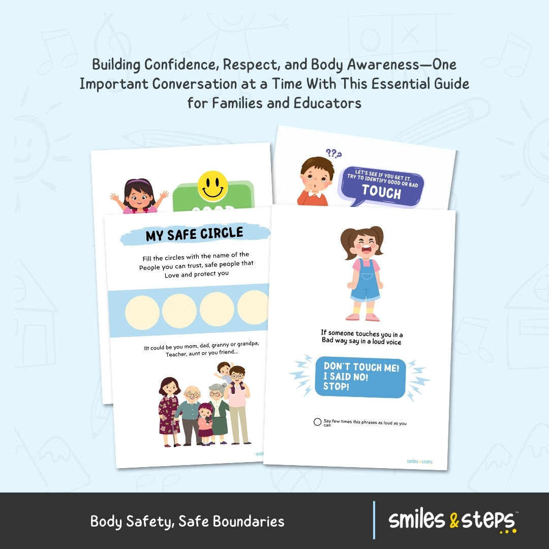Good & Bad Touch Learning Booklet | Teach Kids Body Safety & Boundaries