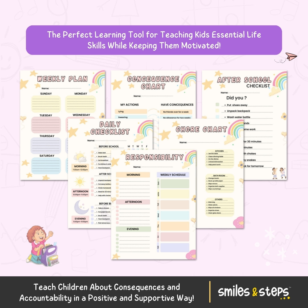 Chore Chart for Kids: Organize, Motivate & Track