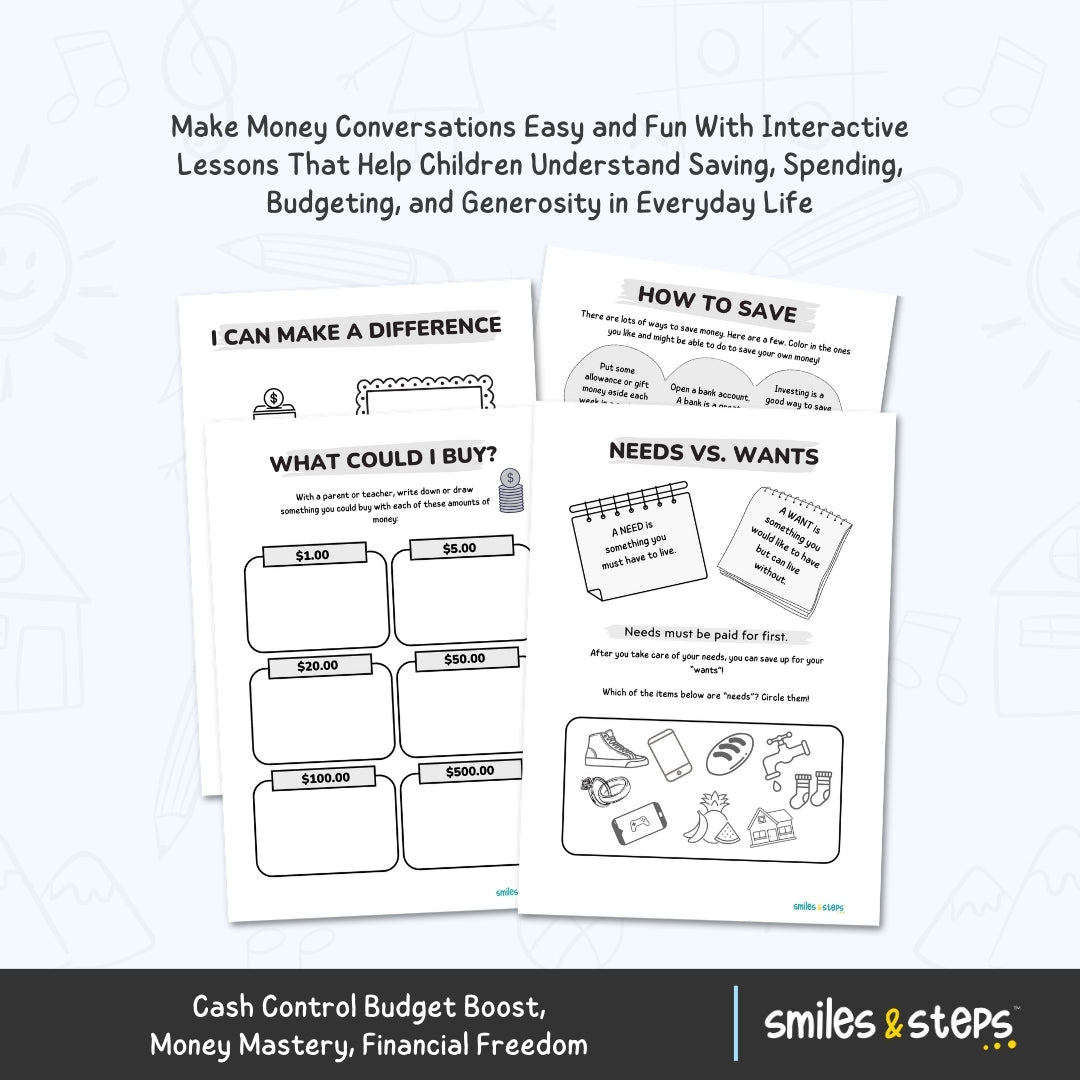The Ultimate Kids Money Mastery Workbook | Fun Financial Learning