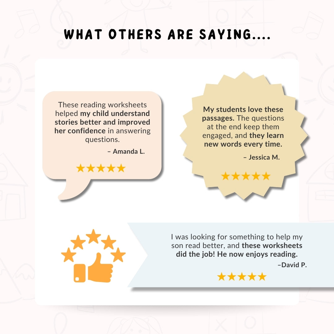 Reading Comprehension Pack for Kids β Learn with Stories!