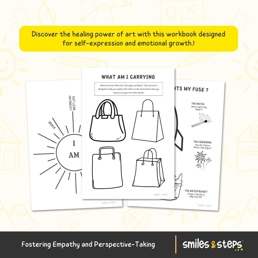 Art Therapy Workbook for Kids | Creative Expression & Emotions