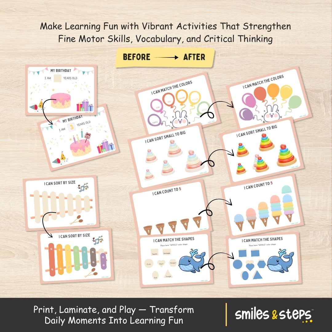 Toddler Busy Book & Learning Binder – Calm, Confident Little Learners