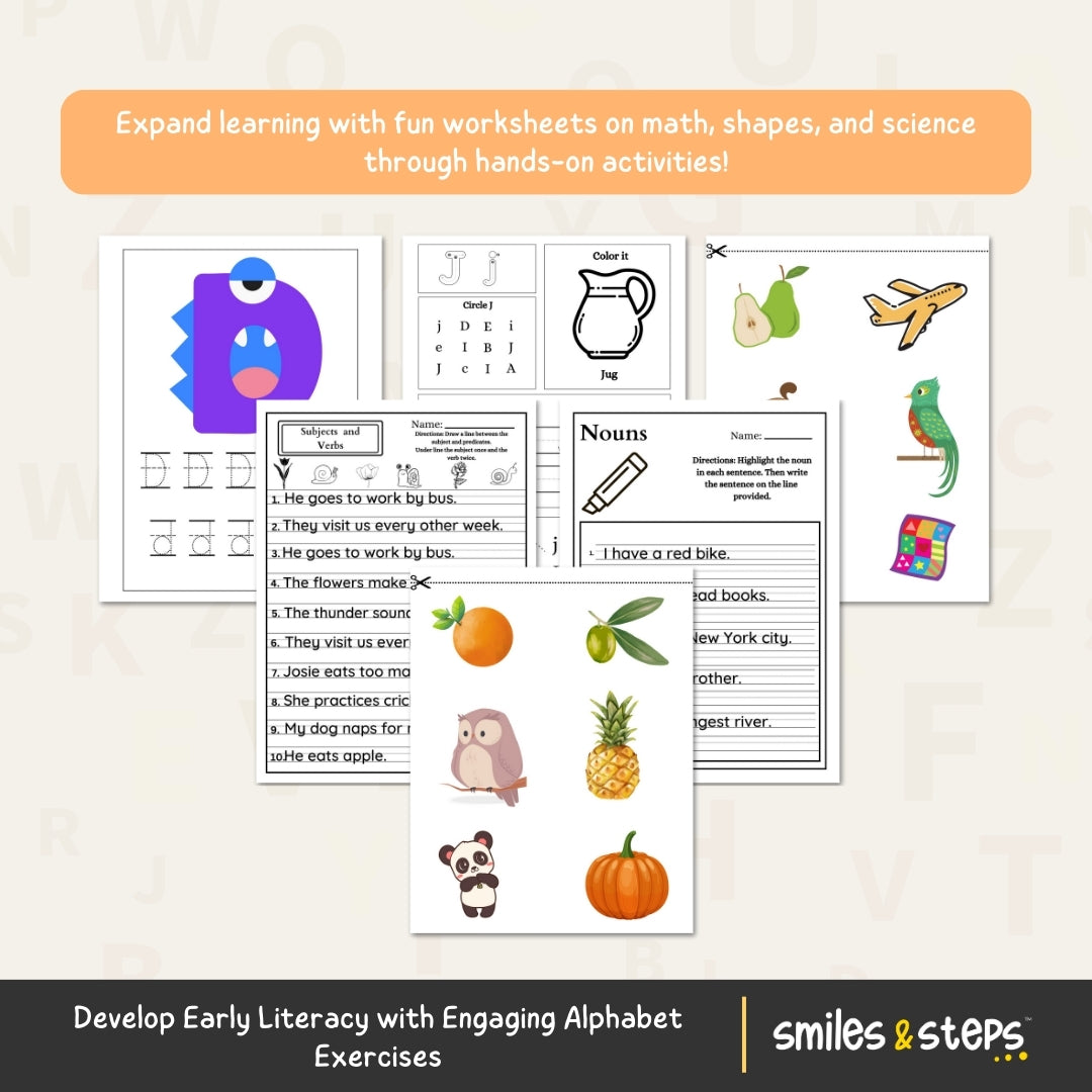 Alphabet Bundle for Kids: Fun Phonics & Early Writing Toolkit