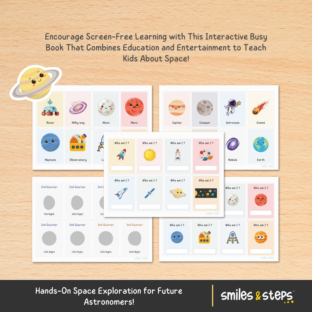Solar System Busy Book | Space Learning for Curious Kids