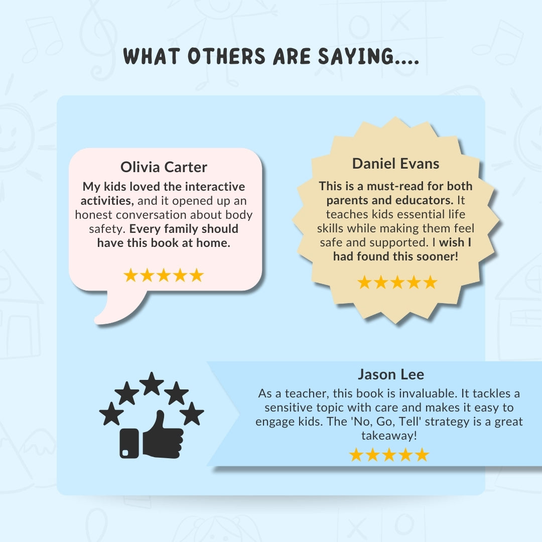 Good & Bad Touch Learning Booklet | Teach Kids Body Safety & Boundaries