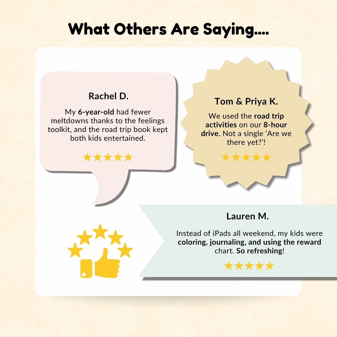 Holiday Calm Kit – Big Feelings, Travel Games & Reward Charts