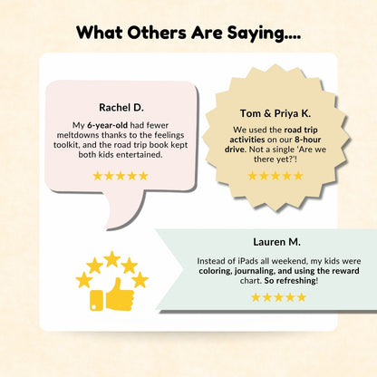 Holiday Calm Kit – Big Feelings, Travel Games & Reward Charts