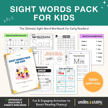 Sight Words Mastery Worksheet for Early Readers