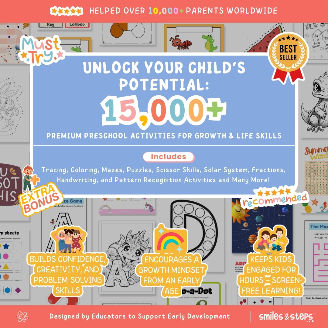 The Ultimate Phonics Workbook Bundle | CVC Words & Sight Words | Read, Blend & Smile!