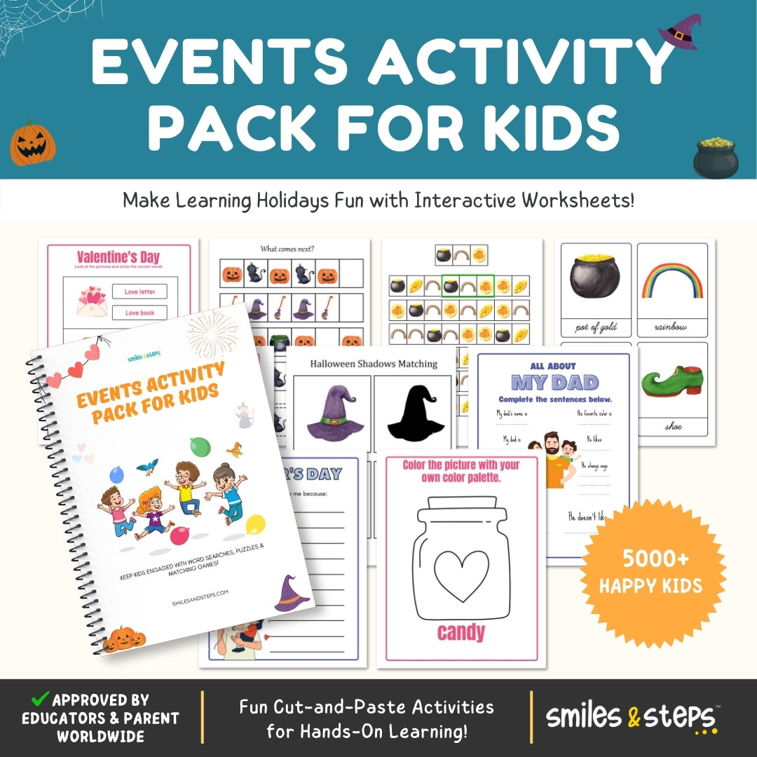 Events Activity Pack for Kids | Printables & Games for Every Occasion ...