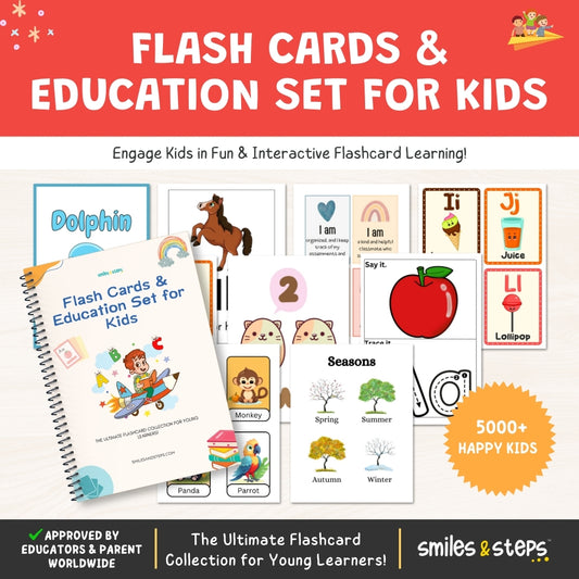 Flash Cards Learning Kit for Kids – Smart Start to Childhood