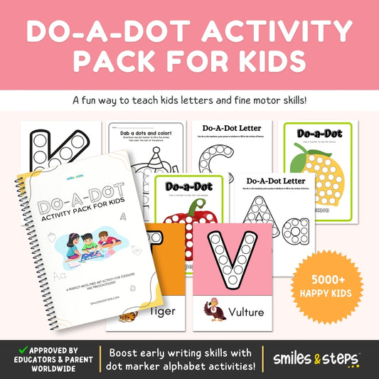 Do-A-Dot Alphabet Activity Pack for Kids | Preschool Letter Learning Kit