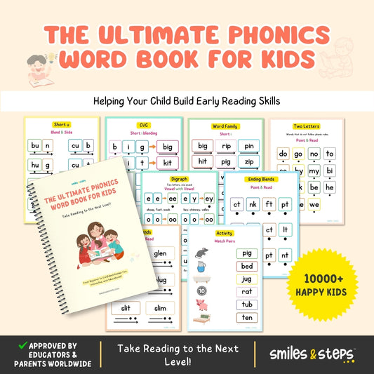 Phonics Reading Word Book for Kids | Learn to Read with Fun