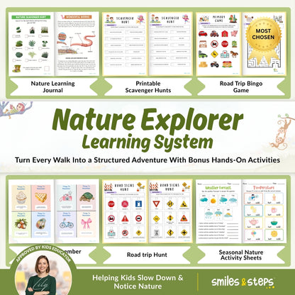 Ultimate Nature Learning Journal for Kids - Explore, Observe & Learn Outdoors