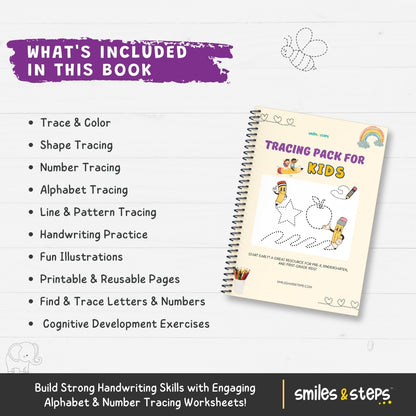 Tracing Pack for Kids – Build Writing Skills Easily