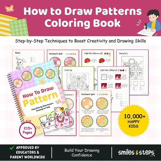 How to Draw Patterns Book – 215+ Step-by-Step Art Guides