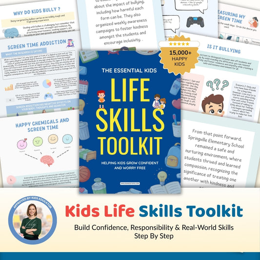 The Essential Kids Life Skills Toolkit – Confidence, Emotions & Real-World Skills for Growing Minds