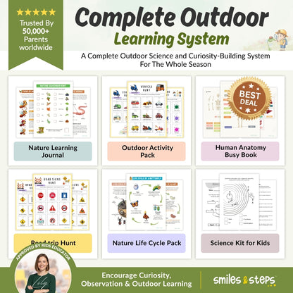 Ultimate Nature Learning Journal for Kids - Explore, Observe & Learn Outdoors
