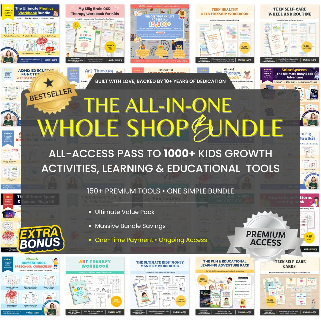 The Whole Shop Learning Bundle – Unlock 100+ Educational Tools for Kids | All-in-One Educational Bundle with Complete Homeschool Resource