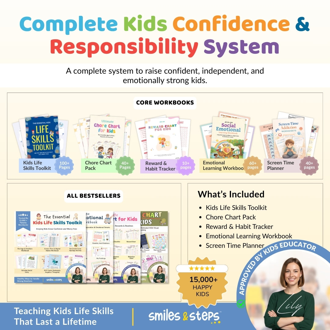 The Essential Kids Life Skills Toolkit – Confidence, Emotions & Real-World Skills for Growing Minds