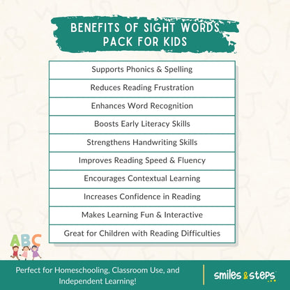 Ultimate Sight Words Pack for Kids: 20+ Tools for Early Literacy & Fluency