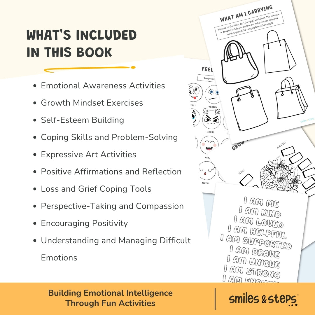 Ultimate Kids Art Therapy Workbook for Emotional Growth & Confidence | Screen-Free Learning for Kids