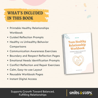 Teen Healthy Relationship Workbook – Healthy Communication Made Clear
