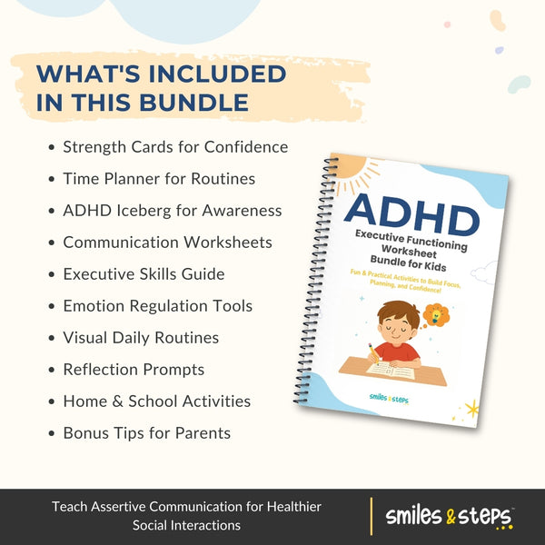 ADHD Executive Functioning Bundle – Strengthen Focus & Self-Regulation ...