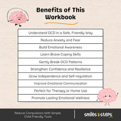My Silly Brain OCD Therapy Workbook for Kids – Brave Thoughts Toolkit
