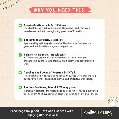 Kid's Positive Affirmation Cards for Happy Minds – Empower & Uplift