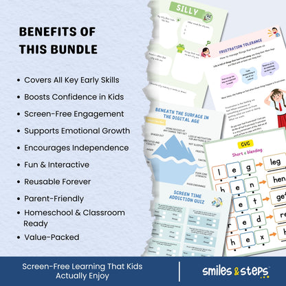 Top-5 Learning Kit – Phonics, Math, Emotions & Life Skills