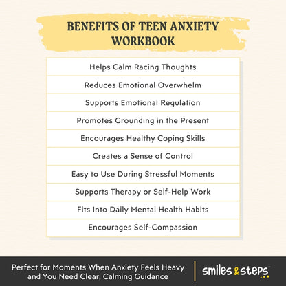 Teen Anxiety Workbook - Calm & Clarity Toolkit
