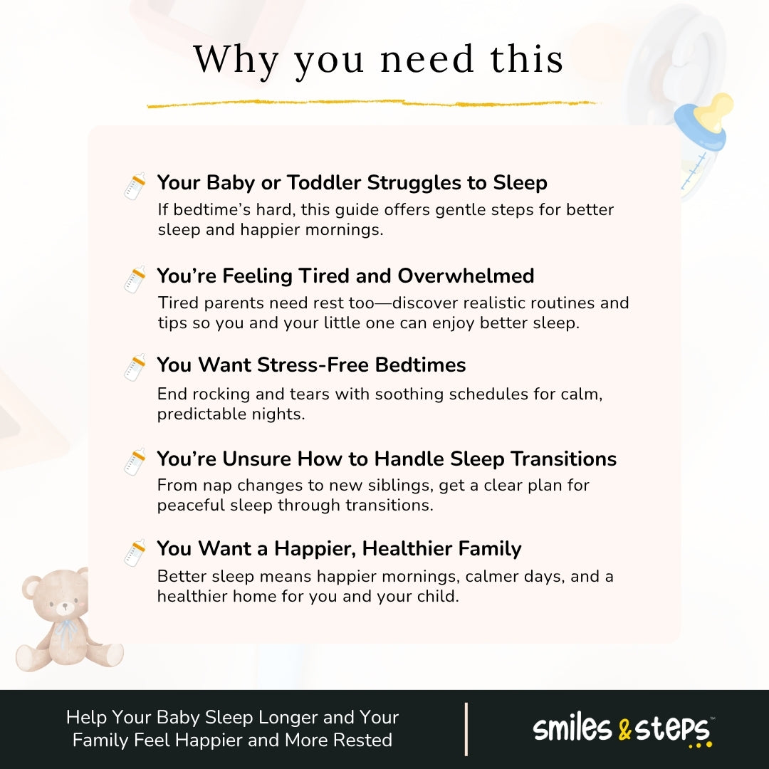 Baby Sleep Guide for Newborns & Toddlers (0–5 Yrs) | Gentle Sleep Training Routines & Schedules