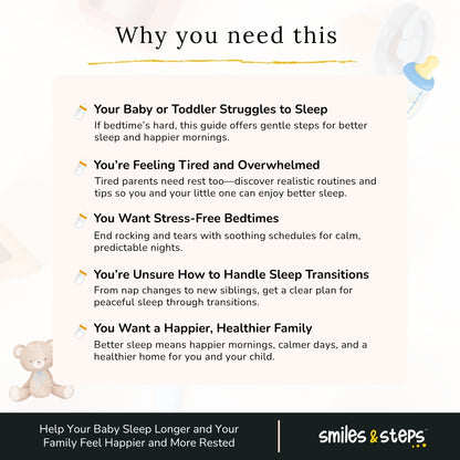 Baby Sleep Guide for Newborns & Toddlers (0–5 Yrs) | Gentle Sleep Training Routines & Schedules