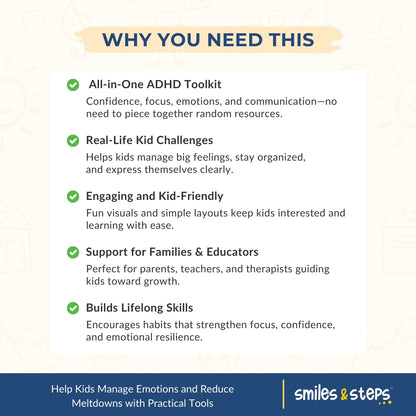 Ultimate ADHD Executive Functioning Bundle for Kids – Build Focus, Confidence & Daily Routines