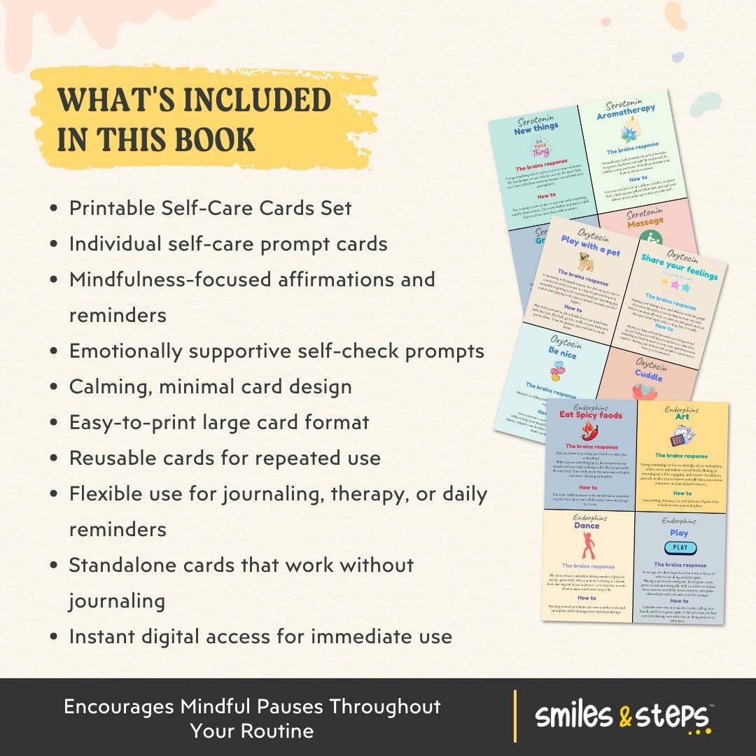 Teen Self-Care Cards – Gentle Daily Support for Overwhelming Days