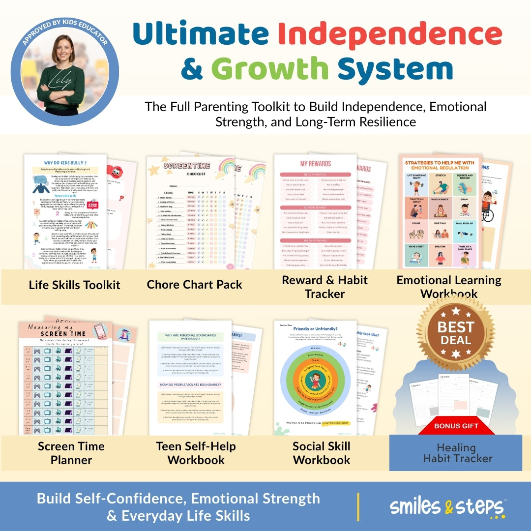 The Essential Kids Life Skills Toolkit – Confidence, Emotions & Real-World Skills for Growing Minds