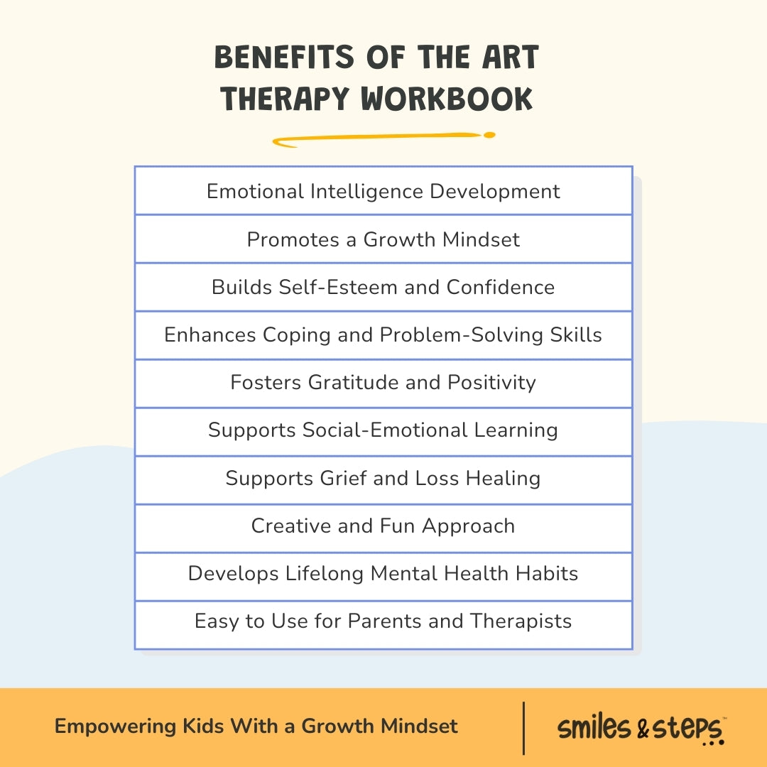 Ultimate Kids Art Therapy Workbook for Emotional Growth & Confidence | Screen-Free Learning for Kids