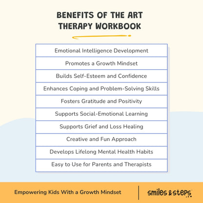 Ultimate Kids Art Therapy Workbook for Emotional Growth & Confidence | Screen-Free Learning for Kids