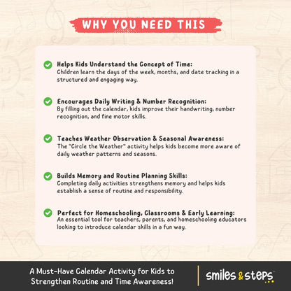 Calendar Activity for Kids: Build Routines & Time Skills