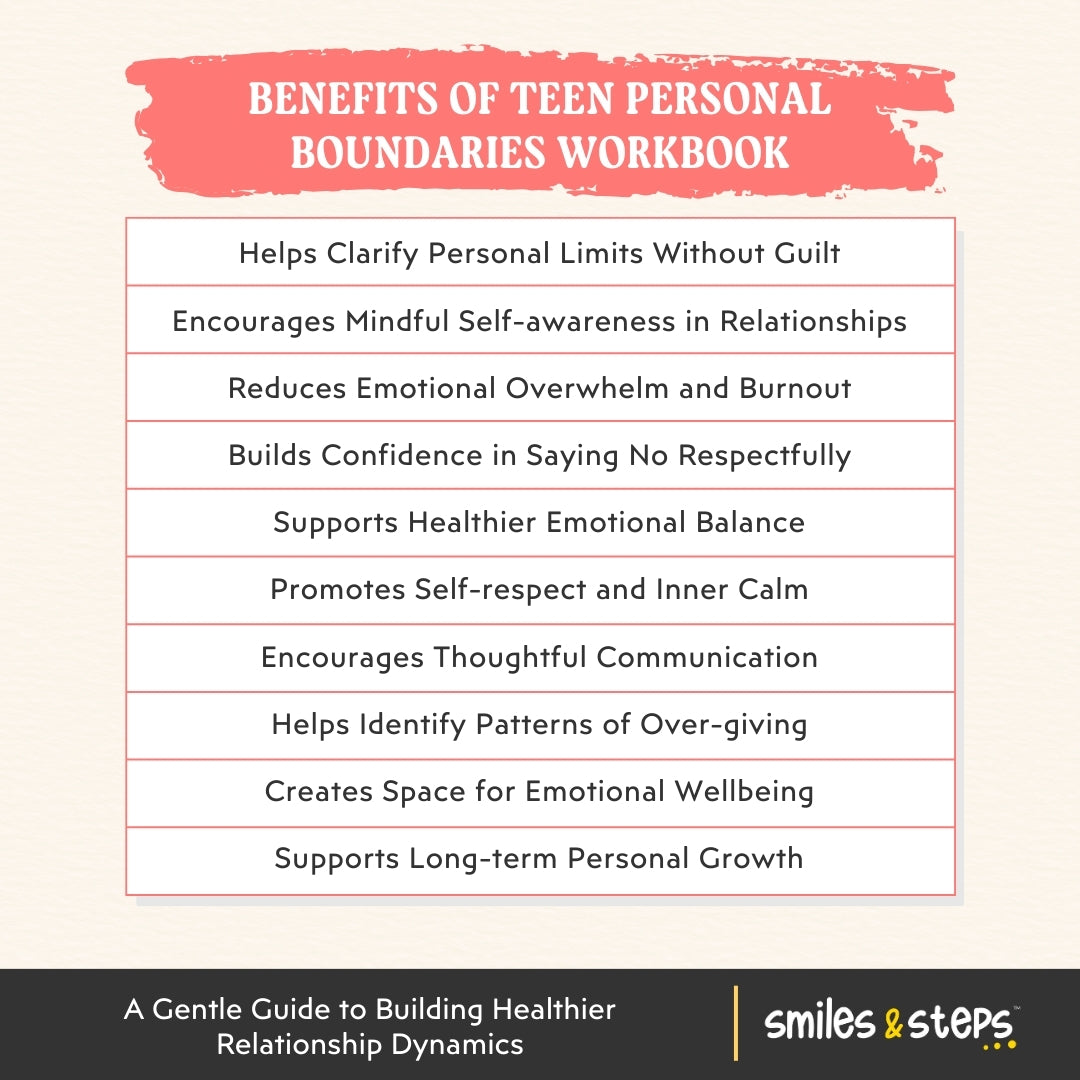 Teen Personal Boundaries Workbook – Build Confidence & Healthy Limits