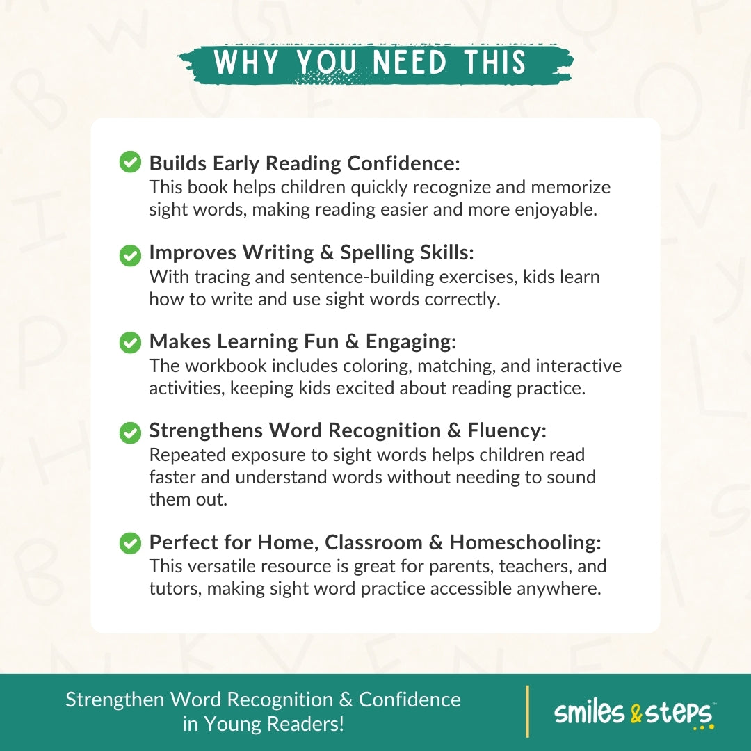 Ultimate Sight Words Pack for Kids: 20+ Tools for Early Literacy & Fluency