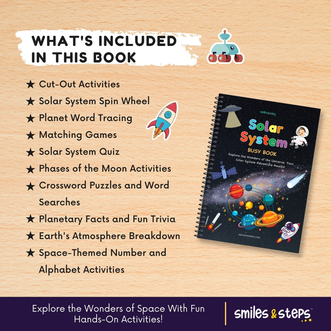The Ultimate Solar System Busy Book for Kids – Fun STEM Activities to Explore Space & Planets