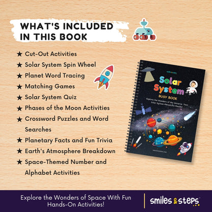 The Ultimate Solar System Busy Book for Kids – Fun STEM Activities to Explore Space & Planets
