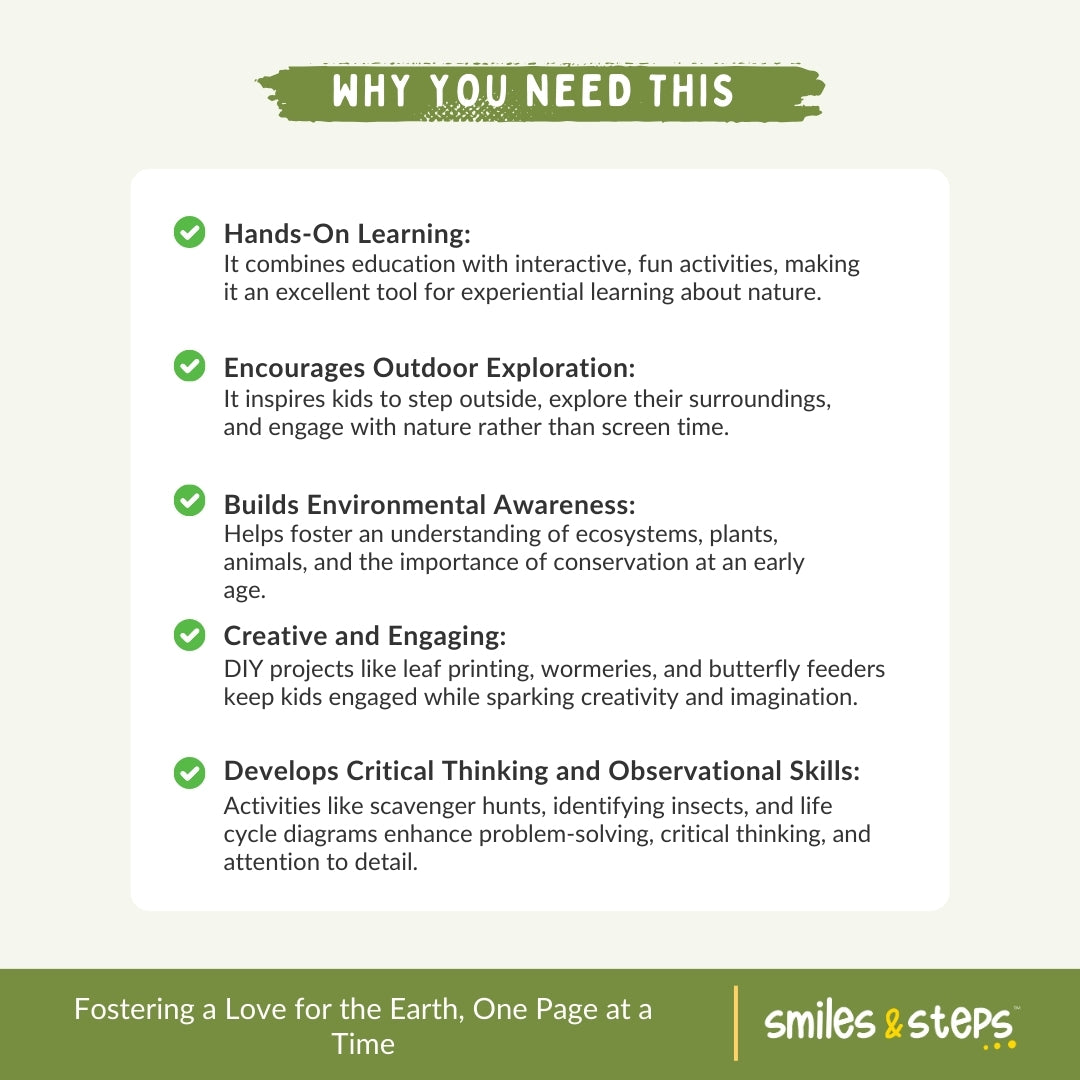 Ultimate Nature Learning Journal for Kids - Explore, Observe & Learn Outdoors