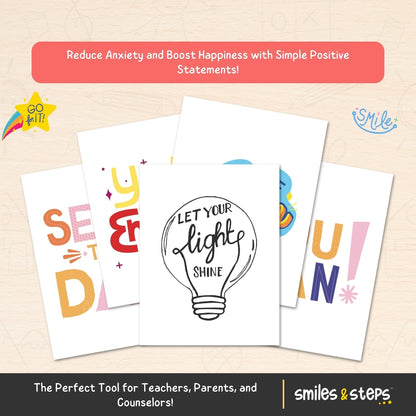 Kid's Positive Affirmation Cards for Happy Minds – Empower & Uplift