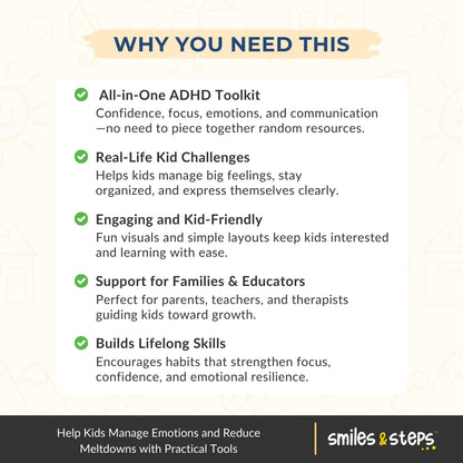 ADHD Success Toolkit for Kids – Boost Focus, Emotional Control & Life Skills
