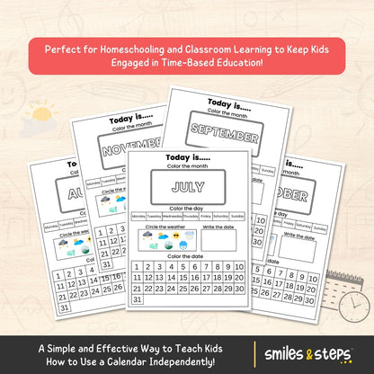 Calendar Activity for Kids: Build Routines & Time Skills