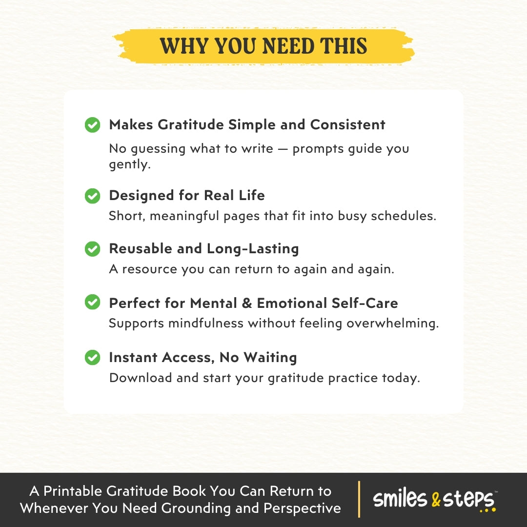 Teen Daily Gratitude Planner - Calm Mind, Happier Days