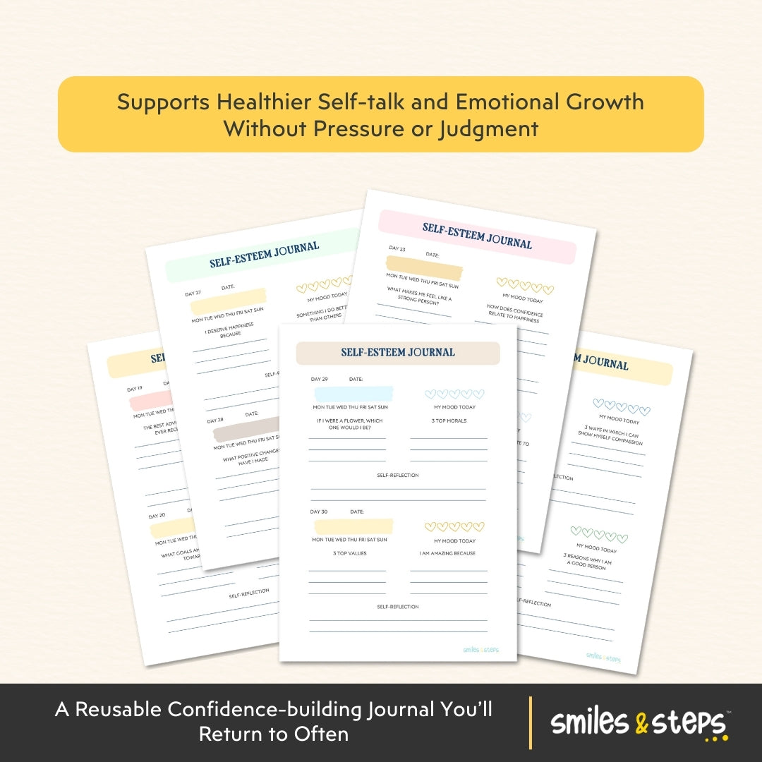 Teen Self-Esteem Identity & Confidence Bundle - Mental Wellbeing & Growth